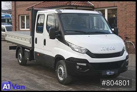 Lastkraftwagen < 7.5 - carroçaria aberta - Iveco Daily 35S14 Doka Maxi Pritsche, AHK, Tempomat - carroçaria aberta - 1