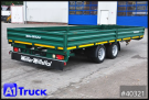 Mueller,Mitteltal - Tieflader - Anhänger -  ETU-TA 13.5 Tandem, Twistlock, Container