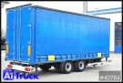 Wecon - Pritsche und Plane - Anhänger - Jumbo, verzinkt, Liftachse, Hubdach,  