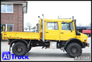 Unimog - Pritsche - LKW > 7.5 - U4000, 437/25 4x4, Pritsche, Doka, Allrad 6 Sitze, 