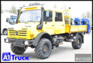 Unimog - Pritsche - LKW > 7.5 - U4000, 437/25 4x4, Pritsche, Doka, Allrad 6 Sitze, 