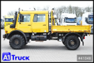 Unimog - Pritsche - LKW > 7.5 - U4000, 437/25 4x4, Pritsche, Doka, Allrad 6 Sitze, 