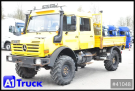 Unimog - Pritsche - LKW > 7.5 - U4000, 437/25 4x4, Pritsche, Doka, Allrad 6 Sitze, 