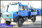 Unimog - Pritsche - LKW > 7.5 - 437/25 U4000, 4x4, Pritsche, Doka, 6 Sitze