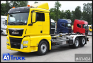 MAN - Abrollkipper - LKW > 7.5 - TGX 26,500, Meiller, Knickarm, Lenkachse, Funk 
