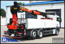MAN - Autokran - LKW > 7.5 - TGS 26,460, Baustoff, Palfinger Kran, Lift-Lenkachse,  