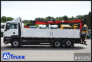 MAN - Autokran - LKW > 7.5 - TGS 26,460, Baustoff, Palfinger Kran, Lift-Lenkachse,  