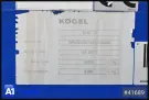 Koegel - Schiebeplane - Wechselbrücken -  7.45  BDF Wechselbrücke mit Riss, beschädigt
