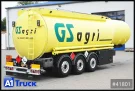 Hendricks,goch - Tankaufbau - Auflieger - Alu, Benzin + Diesel , 40m³ 2 Kammern,  5600 Kg.