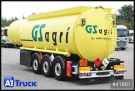Hendricks,goch - Tankaufbau - Auflieger - Alu, Benzin + Diesel , 40m³ 2 Kammern,  5600 Kg.