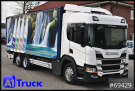 Scania - Getränkewagen - LKW > 7.5 - P 320 P 6x2,, Getränke, Lenkachse, LBW: Dhollandia DHLM 30