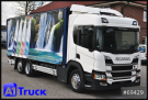 Scania - Getränkewagen - LKW > 7.5 - P 320 P 6x2,, Getränke, Lenkachse, LBW: Dhollandia DHLM 30