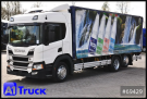 Scania - Getränkewagen - LKW > 7.5 - P 320 P 6x2,, Getränke, Lenkachse, LBW: Dhollandia DHLM 30