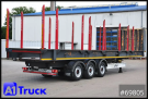 Fliegl - Holztransport - Auflieger - SDS01, Langholz, Containeraufbau, Liftachse,  