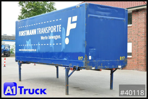 BDF 7,82 Container, 2700mm Innenhöhe, Portaltür