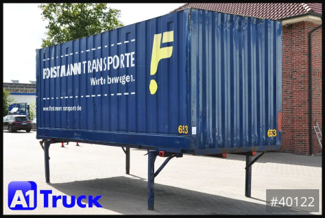 BDF 7,82 Container, 2700mm Innenhöhe, Portaltür