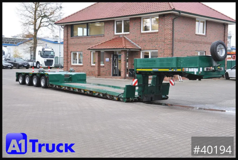 STZ-VL4, 4 achs TeleTieflader, Tiefbett, 