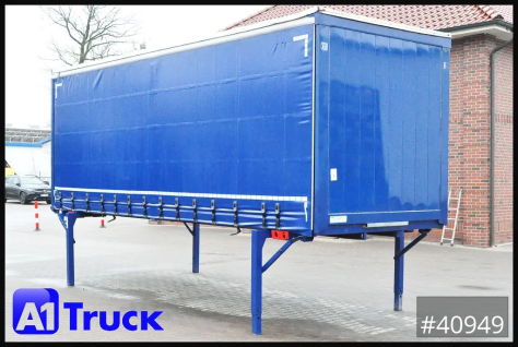 Wechselbrücke 7,45, Code XL, Bordwand, neue Plane