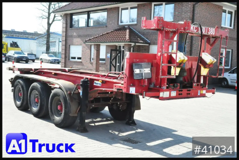 MSA 27, Kippchassi, 20'' Container, Kipper, Alurahmen