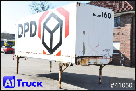 BDF 7,45 Koffer, Klapptische, Lager, Container, 