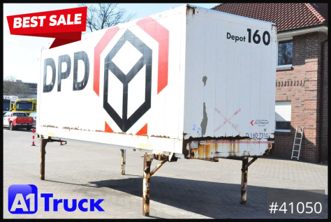 BDF 7,45 Koffer, Wechselbrücke Lager, Container, 