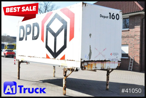 BDF 7,45 Koffer, Wechselbrücke Lager, Container, 