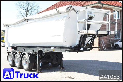 MHPS 12/27, Podest, Lift, SAF Stahlmulde, 27m³ 