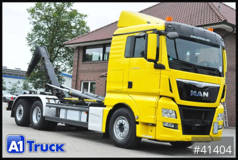 TGX 26,500, Meiller, Knickarm, Lenkachse, Funk 