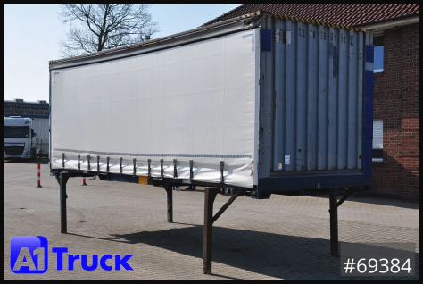 WB 7,45 BDF Container, stapelbar, Containertüren