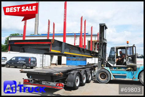 SDS01, Langholz, Containeraufbau, Liftachse,  