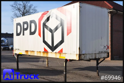 WB BDF 7,45 Koffer, Klapptische,  2800mm innen