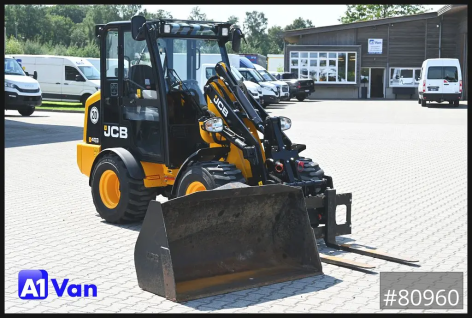 JCB 403 SP Radlader, Palletengabel, Kabine, Zusatzhydraulik