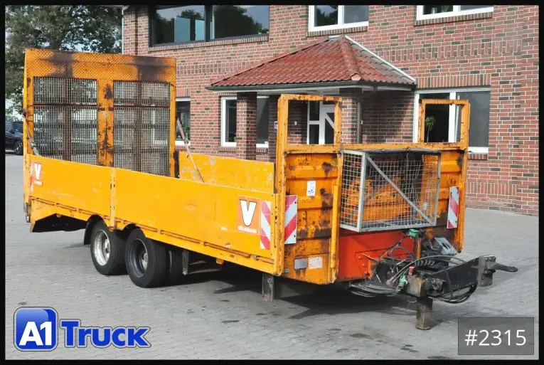 Wellmeyer,heinrich - Tieflader - Anhänger - TTL 13, Tieflader L 6m, hydraulische Rampe 