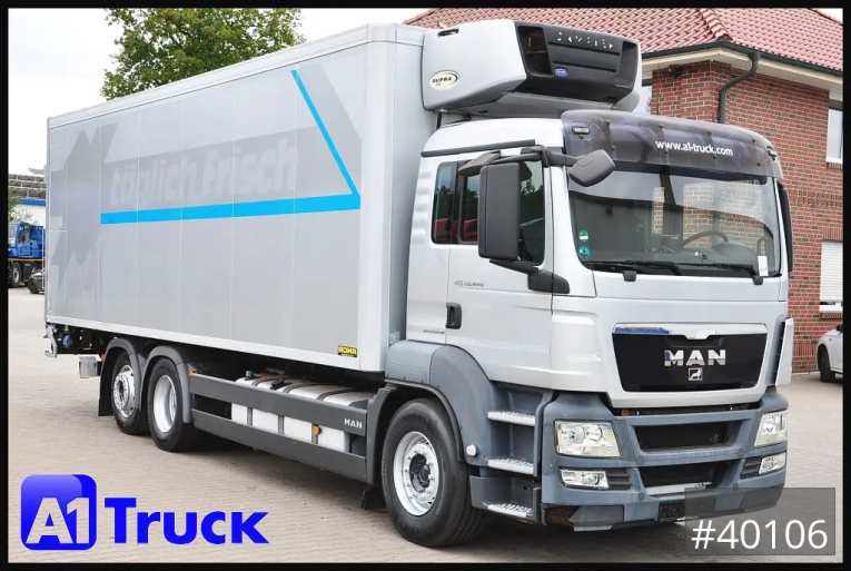 MAN - Kühlkoffer - LKW > 7.5 - TGS 26.440, Carrier 850 Rolltor+   LBW, Lift