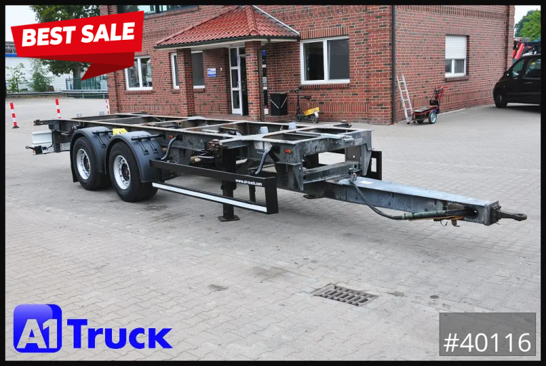 Schmitz - BDF-Anhänger - Anhänger - tandem, verzinkt, oben oder unten gekuppelt, verstellbar