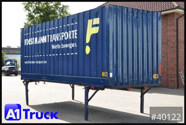 Krone - Koffer gesickt - Wechselbrücken - BDF 7,82 Container, 2700mm Innenhöhe, Portaltür