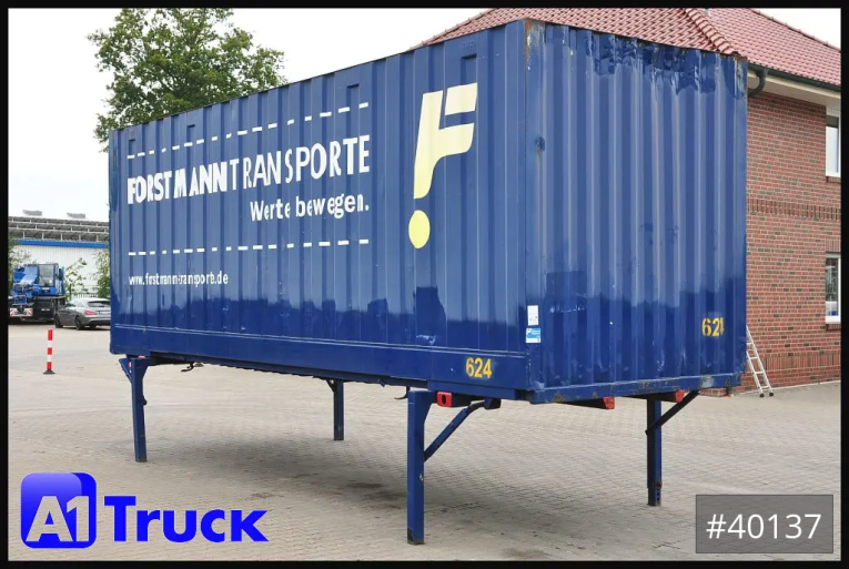 Krone - Koffer glatt - Wechselbrücken - BDF 7,82 Container, 2700mm Innenhöhe, Portaltür