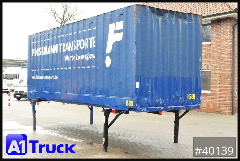 Krone - Koffer gesickt - Wechselbrücken - BDF 7,82 Container, 2700mm Innenhöhe, Portaltür