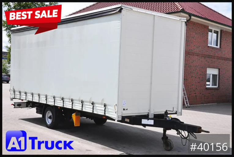 Sommer - Pritsche und Plane - Anhänger - Eurotrailer T-AX 4, 4500kg zul GG, oben gekuppelt, HU neu, 