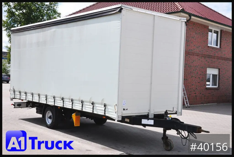 Sommer - Pritsche und Plane - Anhänger - Eurotrailer T-AX 4, 4500kg zul GG, oben gekuppelt