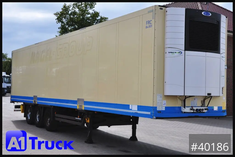 Schmitz - Kühlkoffer - Auflieger - SKO FP60,  Carrier 1950. Doppelstock Lift, 