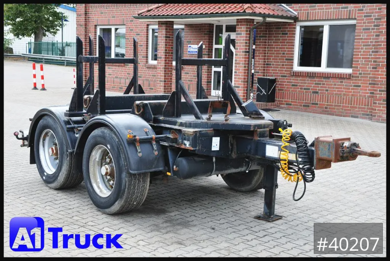 Hueffermann - Plattform - Anhänger - HTA1800, Ballast, BPW Achsen, Luft