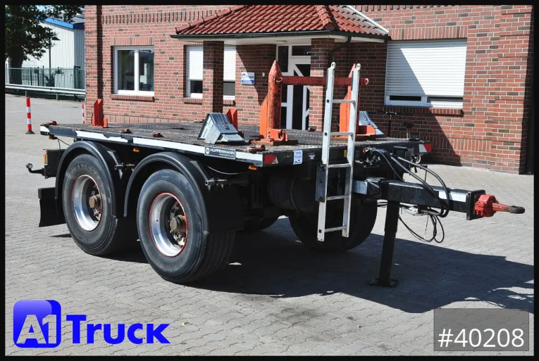 Hueffermann - Plattform - Anhänger - HTA1800, Ballast, BPW Achsen,  Luft, 