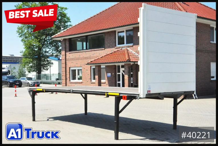 Wecon - Pritsche offen - Wechselbrücken - WPR 745, verzinkt, Plattform, offen, Pritsche