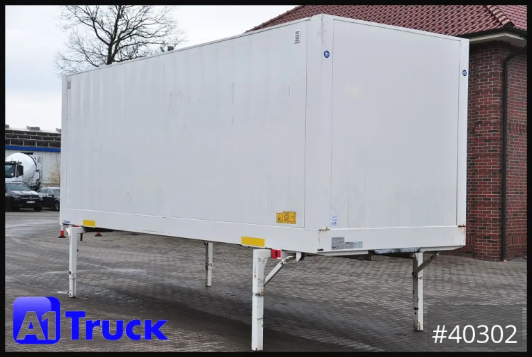 Krone - Koffer glatt - Wechselbrücken - BDF 7,45 Doppelstock,  2730mm innen, 