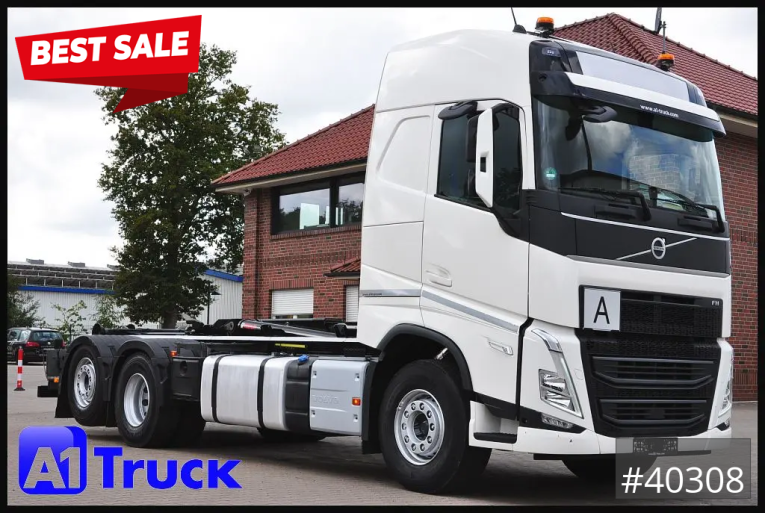 Volvo - Abrollkipper - LKW > 7.5 - FH 460 , Multilift, Lift - Lenkachse,   