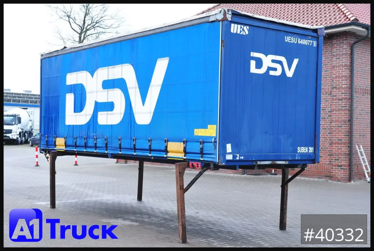 Krone - Schiebeplane - Wechselbrücken -  7.45  BDF Wechselbrücke, Schiebeplane