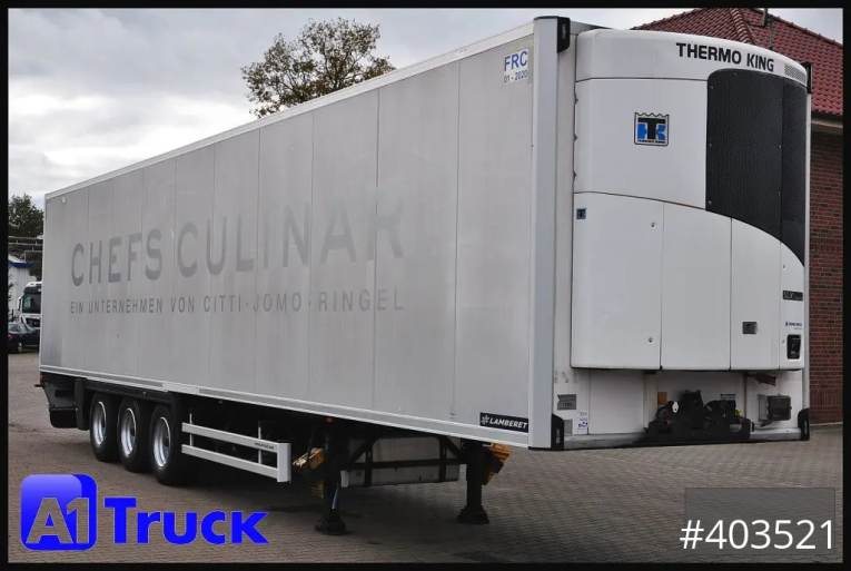 Lambert - Tiefkühl - Auflieger - LVFS3, Thermo King, Bitemp., Liftachse, 
