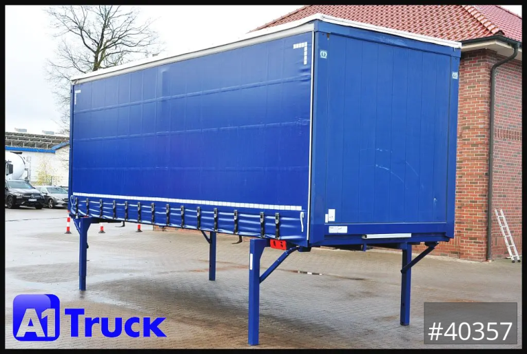 Krone - Schiebeplane - Wechselbrücken - Wechselbrücke 7,45, Code XL, Bordwand, neue Plane