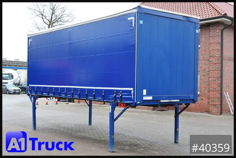 Krone - Schiebeplane - Wechselbrücken - Wechselbrücke 7,45, Code XL, Bordwand, neue Plane